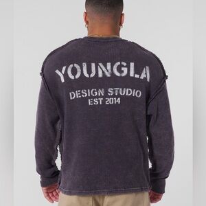 YOUNGLA DECONSTRUCTED STENCIL THERMAL